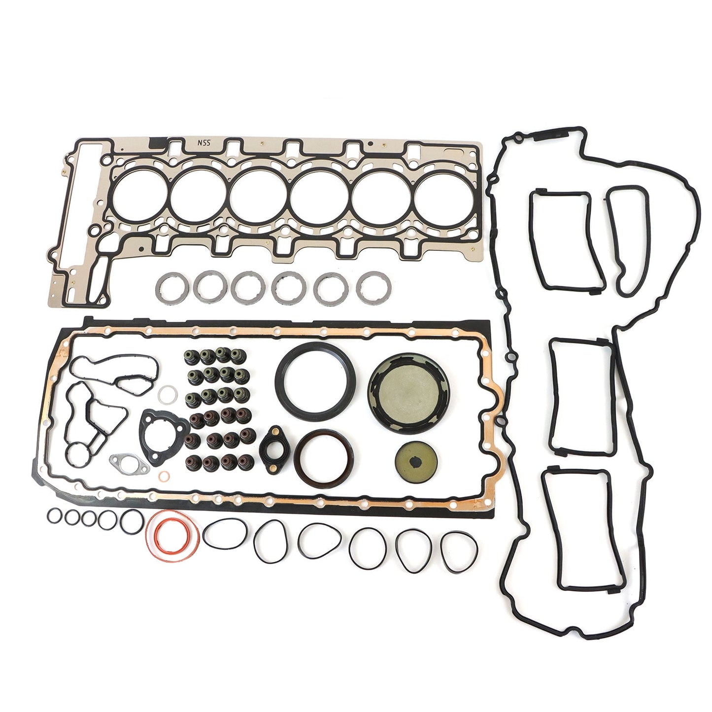 POLARPRA N55 Engine Overhaul Gasket Kit For BMW 335i X3 X5 X6 E90 F30 F10 F25 E70 E71 3.0