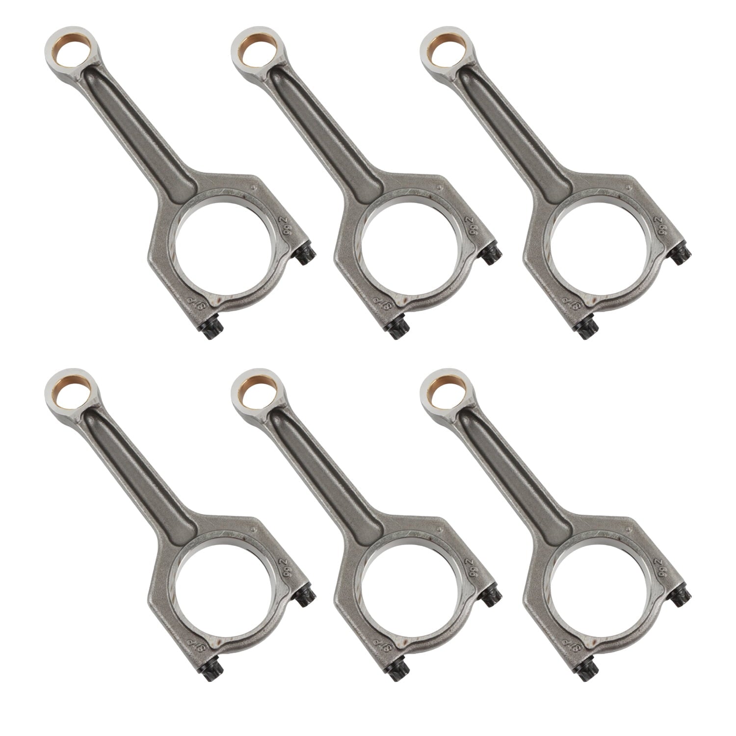 POLARPRA Connecting Rod 6pcs fits for F30 F10 35i 40i M2 M3 M4 3.0L Turbo L6 N55 S55 Engine Replace OE 11247624615