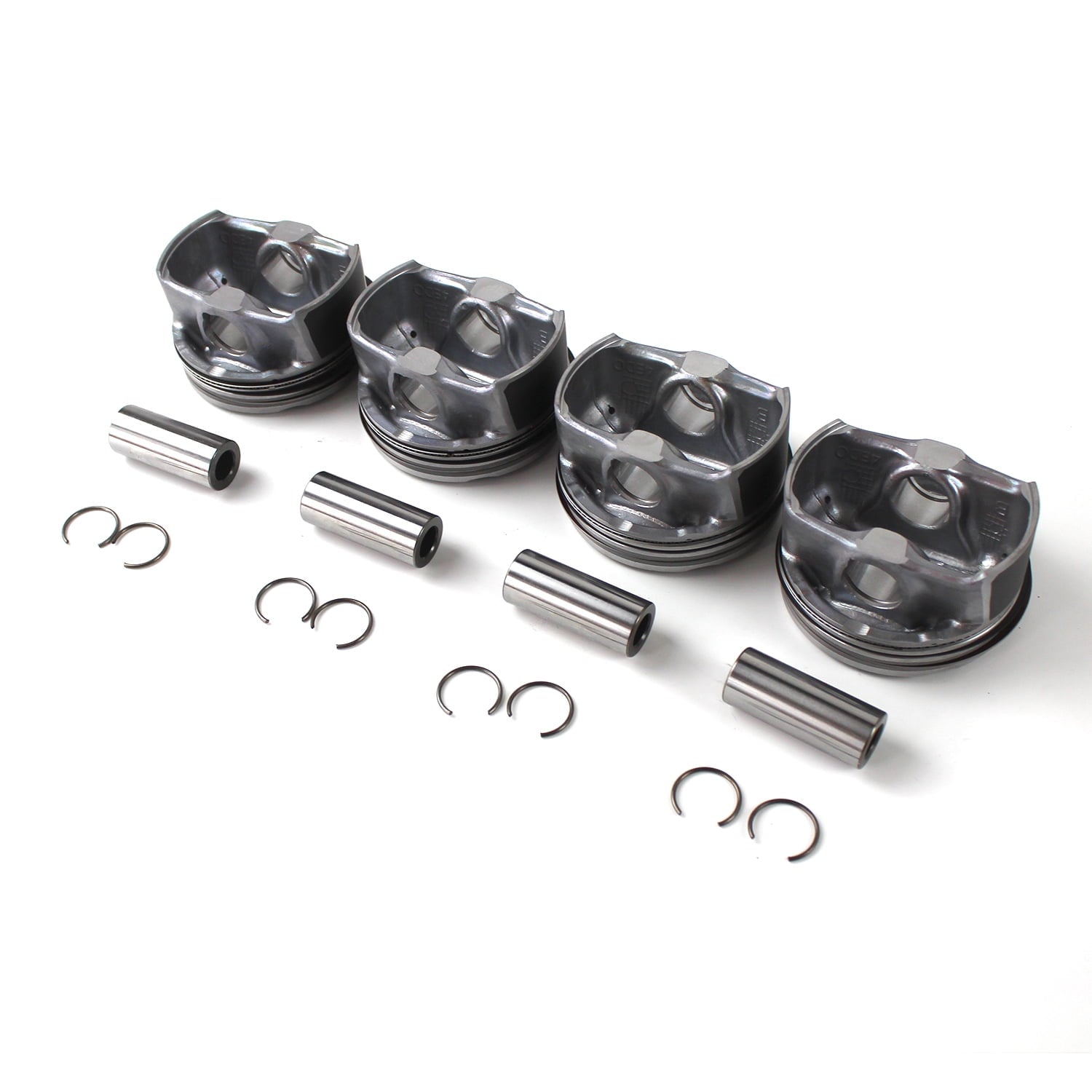 POLARPRA Engine Piston & Rings Set 23041-2E210 for Kia Soul Forte Forte5 Forte Koup 2.0L 2014 2015 2016 2017 2018 Aftermarket Parts